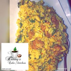 A picture of Jollop rice and beans.