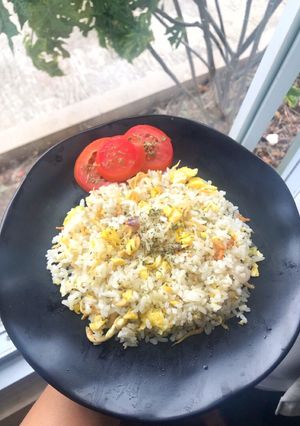 Foto resep Nasi Goreng Putih Teri Medan