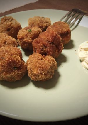 Gombás fasírt recept fotója