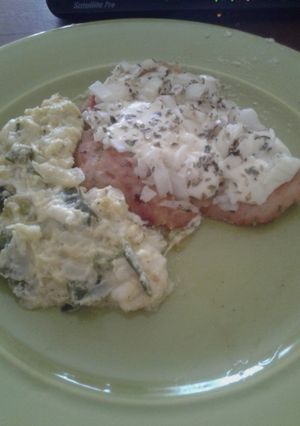 Una foto de Supremas de pollo a la fugazetta, con secretitos :)