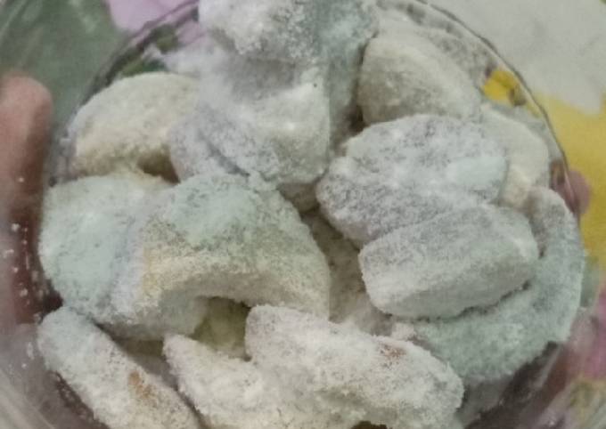 Resep Putri salju rasa susu / no oven no mixer enak lembut, Lezat