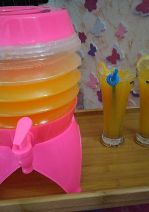 صورة لوصفة عصير الحمضيات مع العسل 🍋🍊🍯