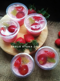 Foto resep Silky Pudding Cocopandan Tropical Fruit
