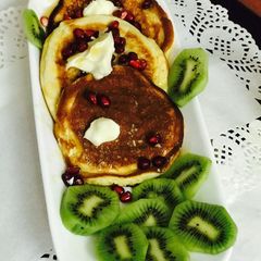 Japanese Souffle Pancakes A picture of Japanese Souffle Pancakes.