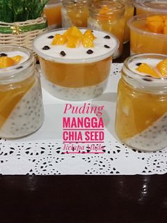Foto resep Puding Mangga Chia Seed Kelapa Muda