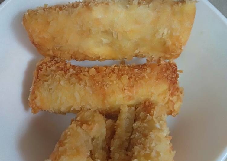 Resep Roti goreng sosis keju Krenyes Krenyes Anti Gagal