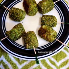 A picture of Baked broccoli tots.