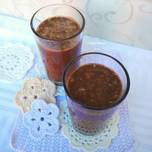 Coffee Banana Smoothie (Mixed with Chocolate Peanut Butter)