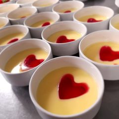 A picture of Custard and jelly.