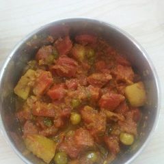 Aloo Gajar matar A picture of Aloo Gajar matar.