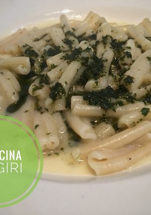 Una foto de Pasta a la Crema con Pesto