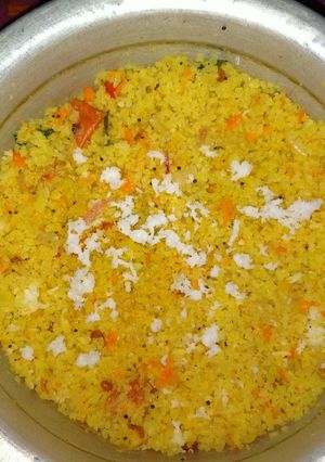 அவுல் உப்புமா (Aval upma Recipe in Tamil) செய்முறை முக்கிய புகைப்படம்