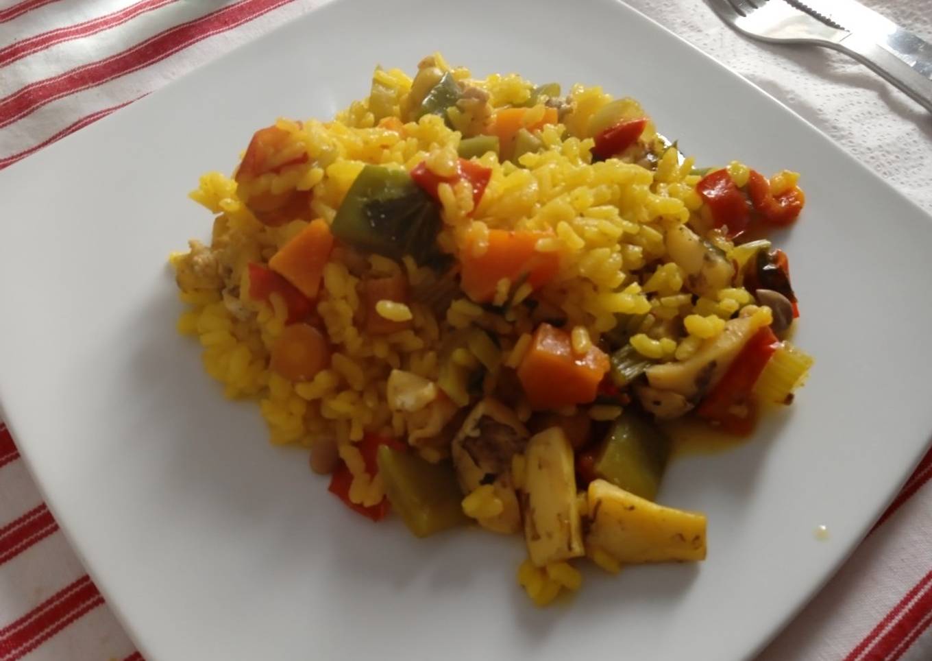 Arroz con sepia 🦑