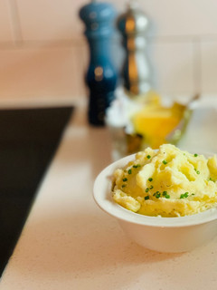 A picture of Mashed potatoes.