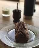 Budín de avena, cacao y banana