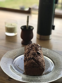 Una foto de Budín de avena, cacao y banana