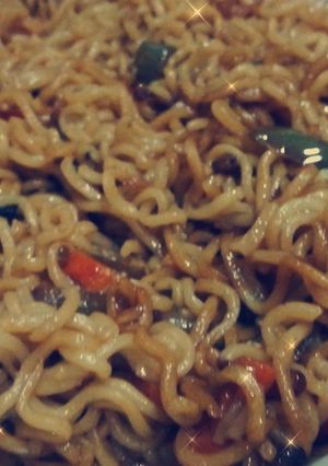 صورة لوصفة نودلز صينيه بالاندومي