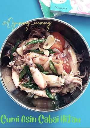 Foto resep 14.8#43 Cumi Asin Cabai Hijau