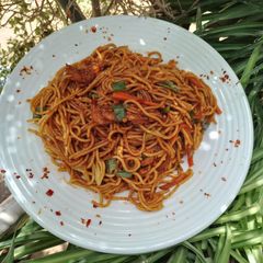 Schezwan Chowmein A picture of Schezwan Chowmein.