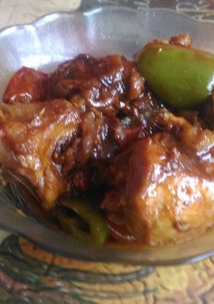 A picture of Capsicum chicken.