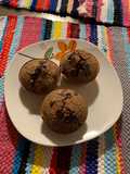 Muffin fit avena cacao y coco