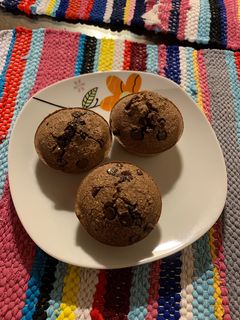 Una foto de Muffin fit avena cacao y coco