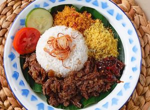 Foto resep Nasi Krawu khas Gresik