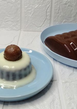 Foto resep Pudding coklat Fla vanilla