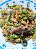 Ikan Tamban Asin Oseng Tempe Kering