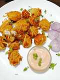 লাছা চিকেন পকোড়া (lacha chicken pakoda recipe in Bengali)
