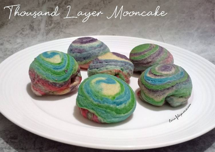 Cara Membuat Thousand Layer Spiral - Petite Mooncake Anti Gagal!