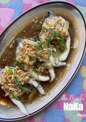 Foto resep 029. Ikan Siakap Stim (simpel)