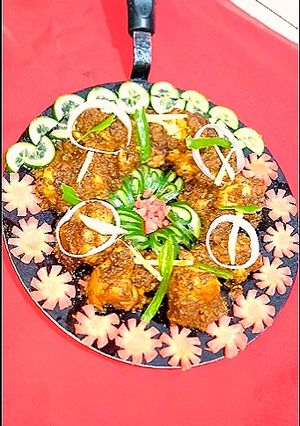 A picture of Chicken Tawa karahi my Unique recipe.