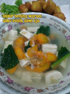 Foto resep Sayur bening wortel tahu putih sawi ijo
