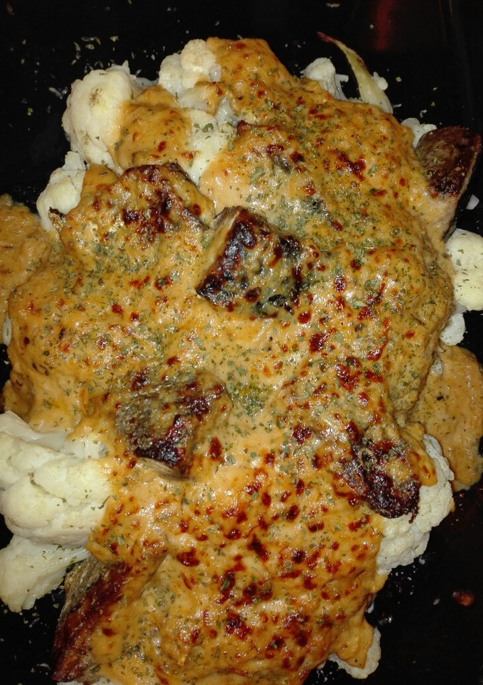 Una foto de Coliflor con Melva y bechamel