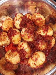 Foto resep Telor balado#BikinRamadanBerkesan