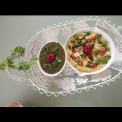 A picture of Makai and jowar porridge.