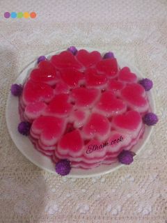 عکسی از دستور 💟ژله قلبی 💟