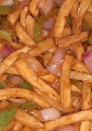 हनी चिल्ली पोटैटो रेसिपी मुख्य फोटो