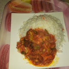 A picture of Vegetables sauce.