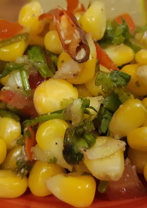 A picture of Chatpata sweetcorn.