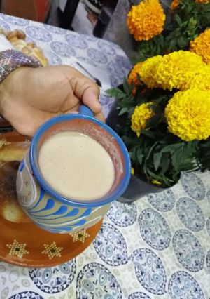 Una foto de Champurrado