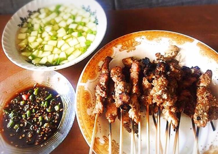 Langkah Mudah untuk Menyiapkan Sate kambing home made simple Anti Gagal