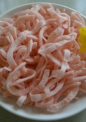 Hình của món Mứt Dừa Vị Dâu (Sữa Cô Gái Hà Lan).