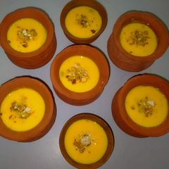 A picture of Homemade matka Kulfi recipe|matka kesar pista kulfi.