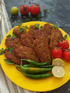 عکسی از دستور کتلت گوشت با آرد نخودچی