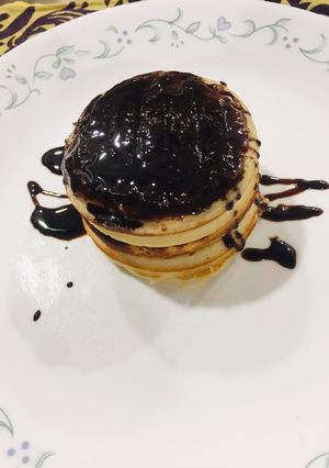 पैन केक (pan cake recipe in Hindi) रेसिपी मुख्य फोटो