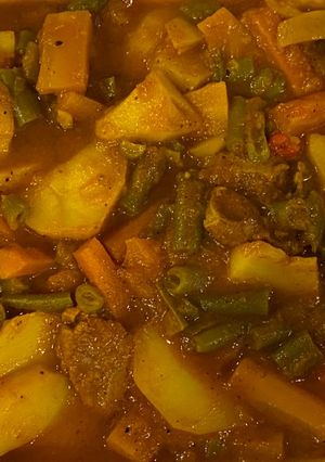 عکسی از دستور خوراک لوبیا سبز