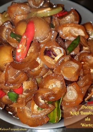 Foto resep 42. Oseng kikil bumbu kecap ala Warteg