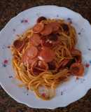 Pasta con Salchichas